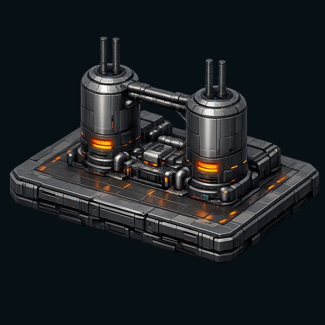 Terran refinery structure