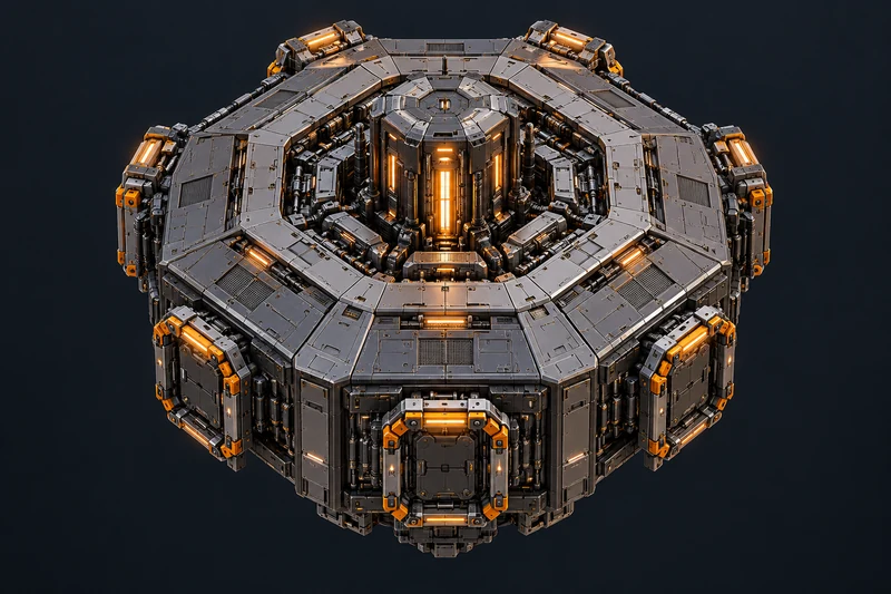Mechanoid · Orbital HQ - Concept reference for the in-game model