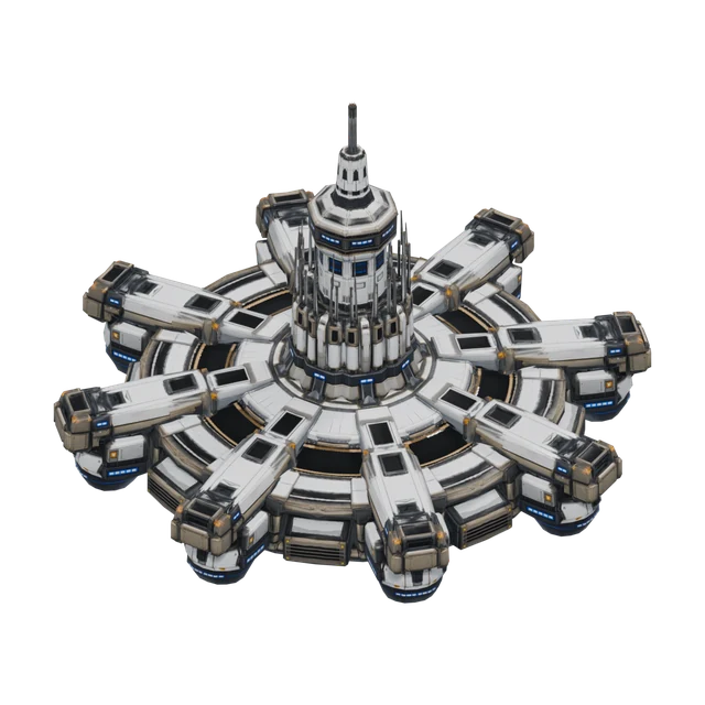 Terran · Orbital HQ - Concept reference for the in-game model